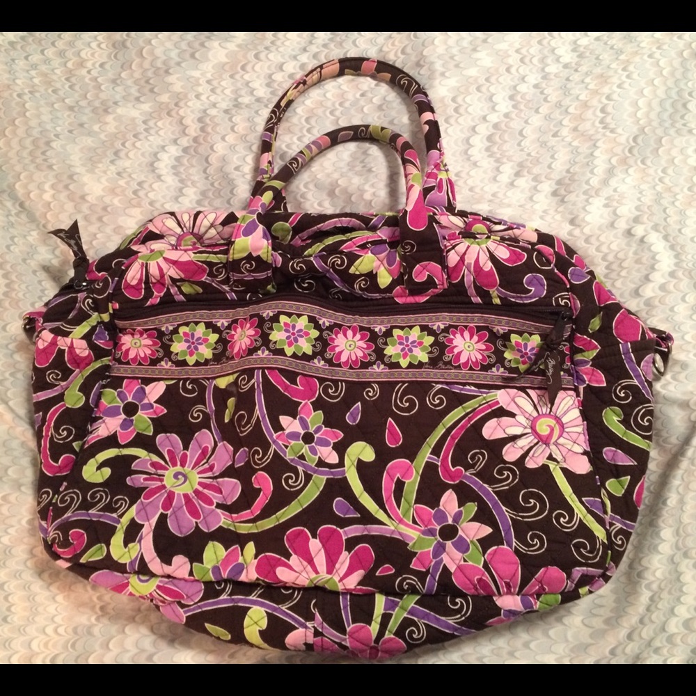 Vera Bradley Purple Punch Weekender Bag